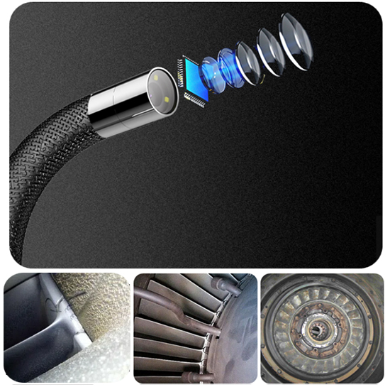 亞泰光電QIE系列高清內窺鏡像素高達兩百萬,內窺鏡成像高清